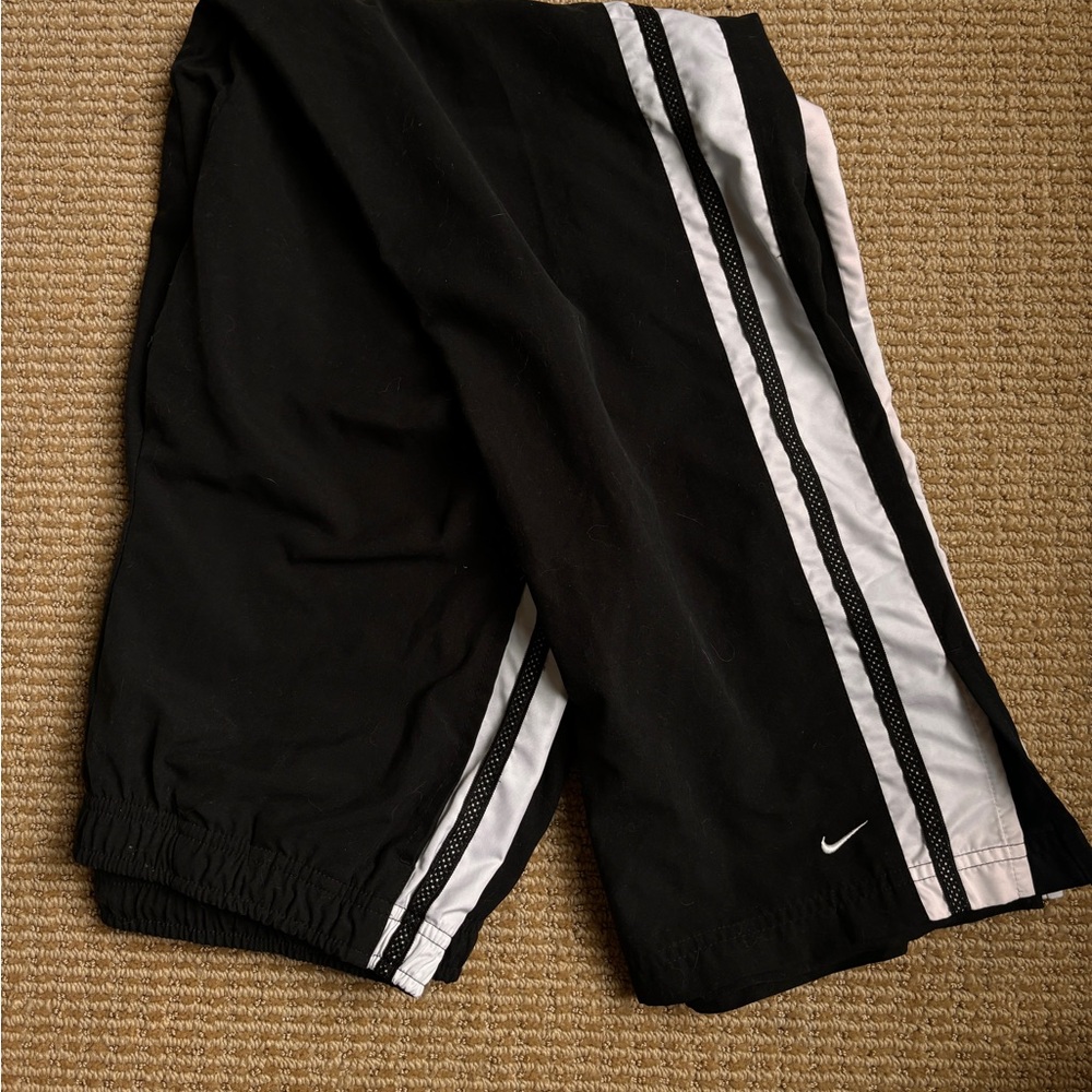 Nike Black and White Track pants